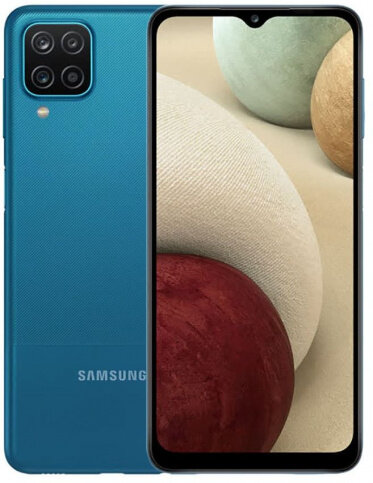 Смартфон Samsung Galaxy A12 LTE 6.5" Синий (SM-A125FZBVSER) 64 Гб/4 Гб
