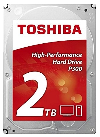 Жесткий диск 2000Gb (2Tb) TOSHIBA P300 series 7200rpm 64Mb SATA3 (6Gb/s) ( HDWD120UZSVA ) Новая сери