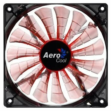 Вентилятор 120x120x25 Aerocool SHARK EVIL BLACK EDITION, Скорость вентилятора: 1500 rpm, Максимальны