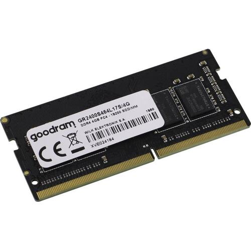 Память DDR4 SODIMM  4Gb 2400MHz GOODRAM GR2400S464L17S/4G
