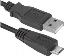 Кабель USB Defender USB08-06 USB2.0 AM-MicroBM, 1.8м (87459)