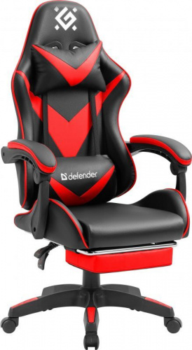 Игровое кресло Defender Minion черный/красный, (64325)
