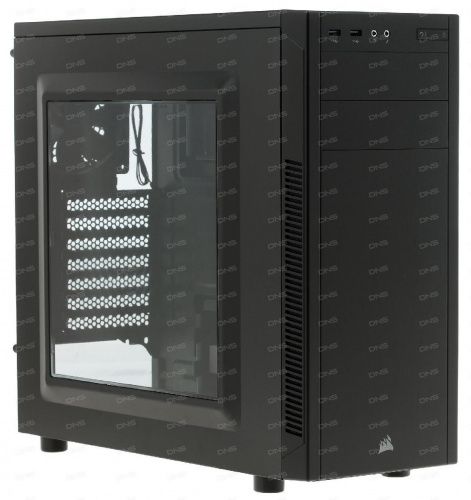 Корпус Corsair [ Carbide ] 100R Window BLACK, (без бп) ATX, mATX, Mini-ITX, Встроенные вентиляторы: 