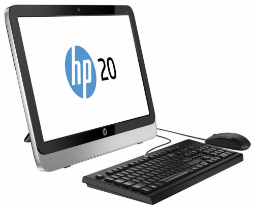 Моноблок HP 20-c402ne AiO PC, P-C i3-7130U (2.5GHz), 4GB, HDD 1TB, DVDRW, Wired, WIFI, BT, Webcam, 1