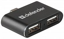 USB 3.1  HUB 2port Defender Quadro Dual TYPE C-USB2.0 (83207)