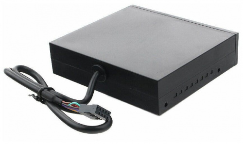 Картридер GEMBIRD (FDI2-ALLIN1-AB) Black, Internal 3.5, USB2.0, стандарты: CF/MD/SM/MS/SD/MMC/XD car фото 3