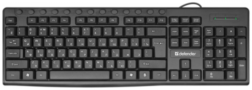 Клавиатура  Defender Action HB-719 Ru (чёрный), USB (45719)