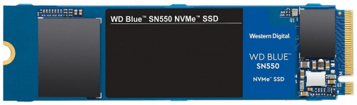 Диск SSD M.2 PCI-E 500GB WD <WDS500G2B0C> Blue SN550 Series. M.2 PCI-E 3.0 x4, NVMe. Скорость чтения