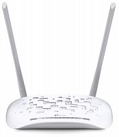 WI-FI роутер TP-LINK TD-W8961N   ADSL2+/   802,11n, 4-port 10/100, 300Mbps, съемная всенаправленная  фото