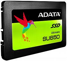 Диск SSD2.5" 240Gb ADATA Ultimate SU650 series, SATA3 (6Gb/s), TLC 3D NAND, Скорость записи / Скорос