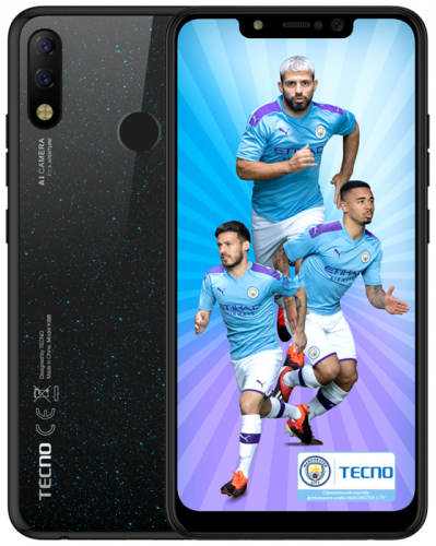 Смартфон TECNO Spark 3 Pro LTE 6.2" Midnight Black (KB8-MIBK) 32 Гб/2 Гб