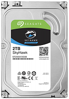 Жесткий диск 2000Gb (2TB) Seagate SkyHawk Surveillance 7200rpm 64Mb SATA3 (6Gb/s), NCQ  ( ST2000VX00