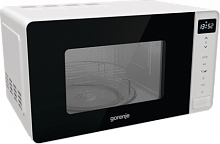 Микроволновая печь Gorenje MO20S4W (20 л, 800 Вт, переключатели сенсор, дисплей, белый/черный)