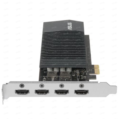 Видеокарта ASUS GeForce GT710-4H SILENT Low Profile (GK208/28nm) (954/5012) GDDR5 2048MB 64-bit, PCI фото 2