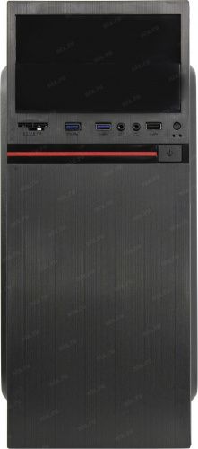 Корпус ExeGate [AA-329U2] [без бп] Black Miditower, 1x USB + 2x USB3.0, HD аудио. ATX. Размер корпус фото 2