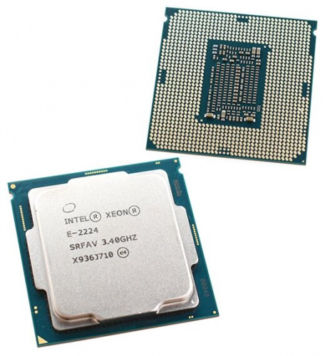 Процессор LGA1151v2 Intel Xeon Quad-Core E-2224 Coffee Lake (4 Core) (3.4MHz, 1/8MB, 71W) 4 потока B