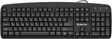 Клавиатура  Defender Office HB-910 Ru (чёрный), USB (45910)
