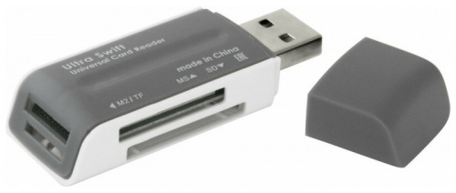 Универсальный картридер Defender Ultra Swift USB 2.0 4 слота (83260)