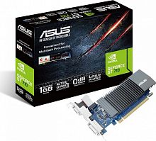 Видеокарта ASUS GeForce GT710 SILENT Low Profile (GK208/28nm) (954/1252) GDDR5 1024MB 32-bit, PCI-E1