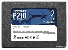 Диск SSD2.5" 2048Gb (2Tb) PATRIOT P210 series SATA3 (6Gb/s) Скорость записи/Скорость чтения - 430/52