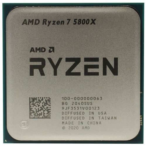 Процессор AM4 AMD Ryzen 7 5800X (3.8GHz, 8core, 32MB) Видеоядро - НЕТ. Кулер - НЕТ. TDP 105W BOX ( 1 фото 2