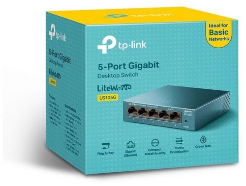 Коммутатор TP-LINK LS105G 5-port 10/100/1000M фото 3