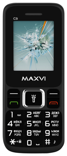 Мобильный телефон Maxvi C3i black
