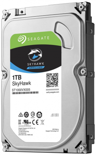 Жесткий диск 1000Gb (1TB) Seagate SkyHawk Surveillance 64Mb SATA3 (6Gb/s) ( ST1000VX005 ) размеры: 1