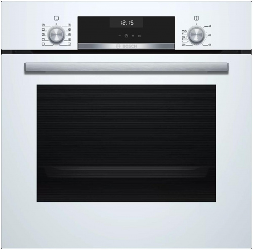 Духовой шкаф Bosch HBJ558YW0Q (Serie6 / белый / EcoClean Direct / телескоп / LED-дисплей / SoftMove 