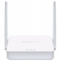 WI-FI роутер Mercusys MW302R Cкорость до 300 Мбит/с на 2,4 ГГц, 1 порт WAN 10/100 Мбит/с + 2 порта L