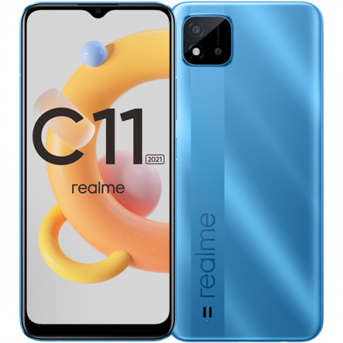 Смартфон Realme C11 (2021) 2/32GB (NFC) Lake Blue