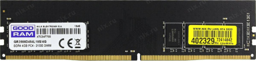 Память DDR4  4Gb 2666MHz GOODRAM GR2666D464L19S/4G