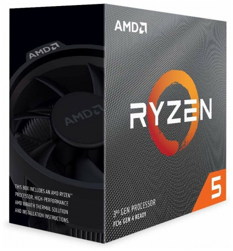 Процессор AM4 AMD Ryzen 5 3600 (3.7GHz, 6core, 32MB) Видеоядра НЕТ. TDP 65W BOX ( 100-100000031BOX )