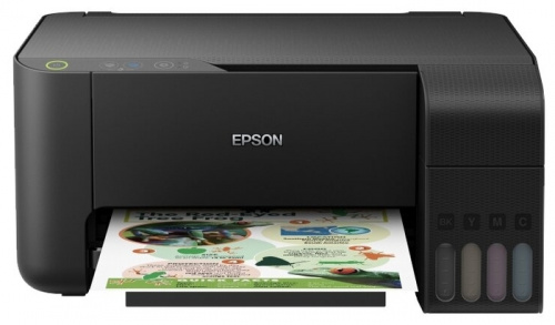 Мфу EPSON L3100, "фабрика печати", чернильные контейнеры со встроенным клапаном, формат а4, печать с