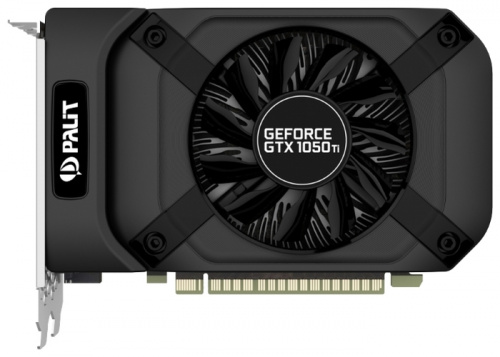 Видеокарта PALIT GeForce GTX 1050 Ti StormX (GP107-400/12nm) (1290/7000) GDDR5 4096Mb 128-bit, PCI-E