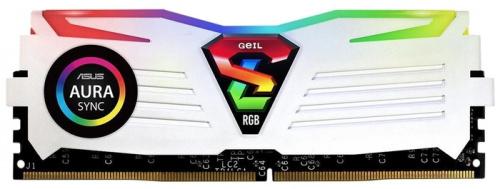 Модуль памяти DDR4-3000 (PC4-24000) 8GB <GEIL> Светодиодная подсветка SUPER LUCE Heatsink System. Vo