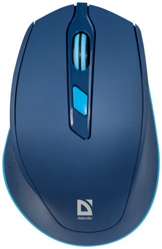 Мышь беспроводная Defender Genesis MM-785  синий,6 кнопок (52786)
