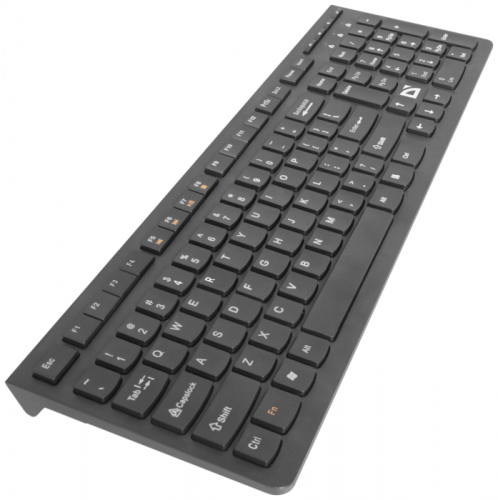 Клавиатура Беспроводная Defender UltraMate SM-535 Ru (чёрный), USB (45535) фото 2