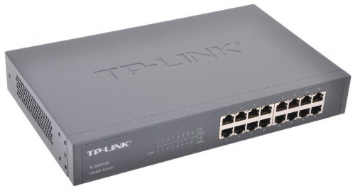Коммутатор TP-LINK TL-SG1016D 16-port Desktop Gigabit Switch, 16*10/100/1000M RJ45 ports