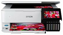 Мфу EPSON L8160, "фабрика печати", Встроенные емкости для чернил, формат A4, печать струйная цветная фото