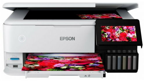 Мфу EPSON L8160, "фабрика печати", Встроенные емкости для чернил, формат A4, печать струйная цветная