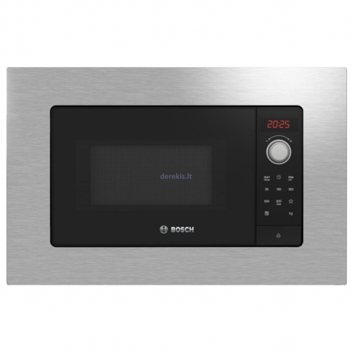 Микроволновая печь встраиваемая Bosch BFL623MS3 (Serie2 / нерж / 20л / 800Вт)