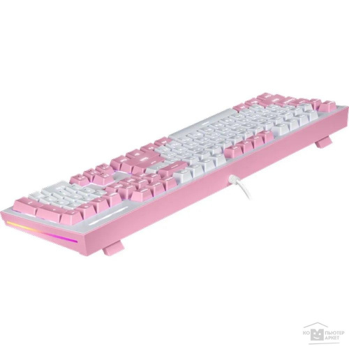 Клавиатура  REDRAGON Hades  Ru розовая,тихая,подсветка, USB (70821) фото 2