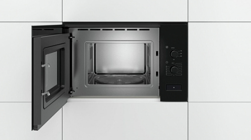 Микроволновая печь встраиваемая Bosch BFL520MB0 (Serie4 / черный / 20л / 800Вт) фото 2
