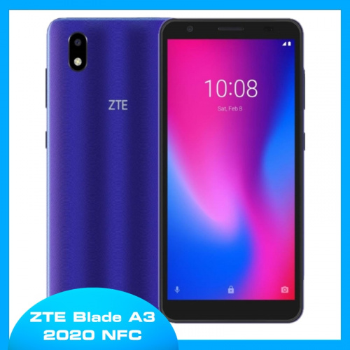 Смартфон ZTE Blade A3 2020 1/32 Gb (NFC) Violet по цене Смартфон ZTE Blade A3 2020 1/32 Gb (NFC) Violet