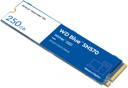 Диск SSD M.2 PCI-E 250GB WD <WDS250G3B0C> Blue Series. M.2 PCI-E 3.0 x4, NVMe. Скорость чтения - 330