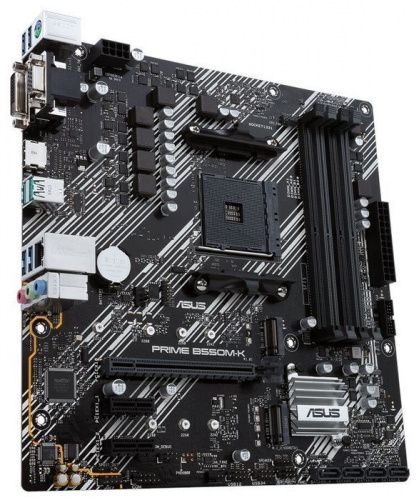 Материнская плата ASUS Socket AM4 ( PRIME B550M-K ) AMD B550, 4x DDR4 DIMM, 2133-4400МГц. (Up to 64G фото 2