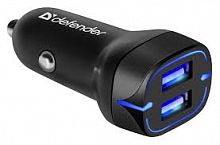 АЗУ Defender UCA-34 2 порта USB, (83834)