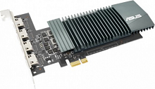 Видеокарта ASUS GeForce GT710-4H SILENT Low Profile (GK208/28nm) (954/5012) GDDR5 2048MB 64-bit, PCI