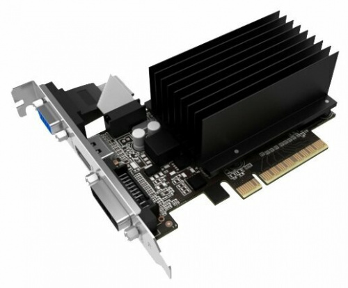 Видеокарта PALIT GeForce GT730 (GK208/28nm) (902/1804) Low Profile GDDR3 2048MB 64-bit, PCI-E16x 3.0